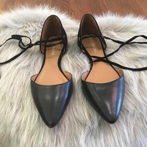 Beautiful Black Coach Roy Suede Flats